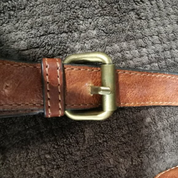 Whiskey/Antique Gold Studded Roxanne Crossbody #249 - Picture 12 of 16